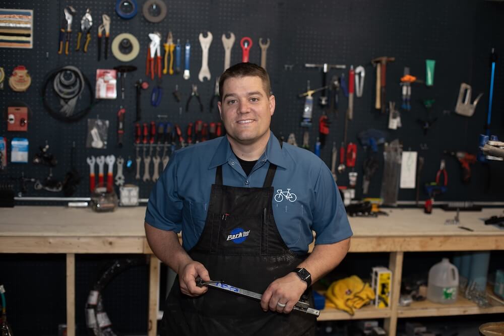 Tim, owner and mechanic at The Bike Room in Burlington, WI